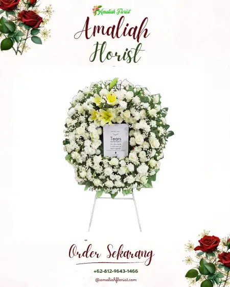 Krans Bunga Duka Sragen